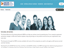 Tablet Screenshot of ancorservicescorp.com